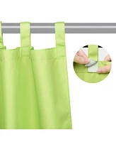 Yescom 54"x96" Outdoor Curtain Tab Top Drape UV30+ Pergola Porch Pavilion 8 Pack