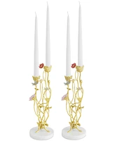 Michael Aram Wildflowers Candle Holders, Set of 2