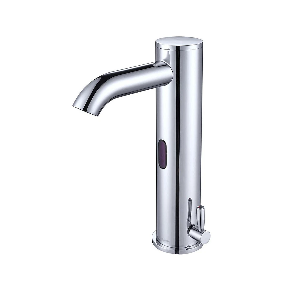Yescom Automatic Sensor Bathroom Faucet 1 Hole Touchless Hot & Cold Above Counter Sink Mixer Tap