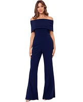 Betsy & Adam Women's Off-The-Shoulder Jumpsuit