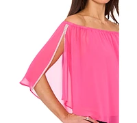 Msk Women's Off-The-Shoulder Top