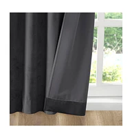 510 Design Colt Room Darkening Velvet Thermal Insulated Curtain Panel Pair