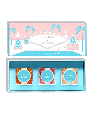 Sugarfina X Las Vegas Dj Bear Candy Bento Box, 3 Piece