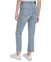 Dkny Jeans Women's High-Rise Slim Straight