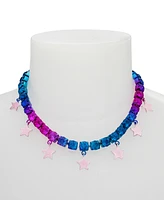 Betsey Johnson Faux Stone Starry Bib Tennis Necklace