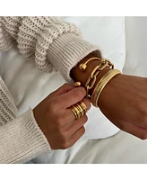 Ellie Vail Sandra Coil Bangle Bracelet