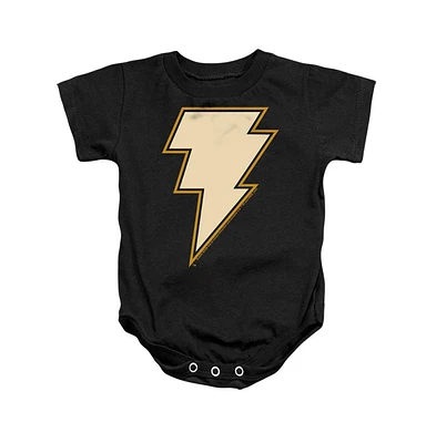 Black Adam Baby Girls Chest Emblem Snapsuit