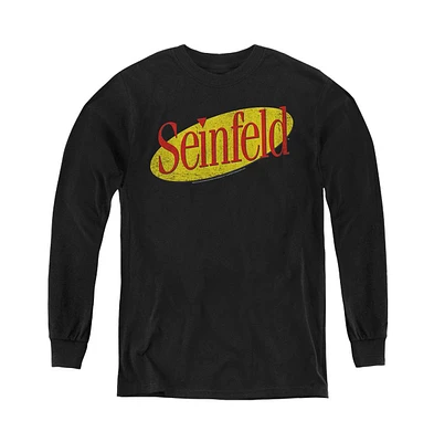 Seinfeld Boys Youth Logo Long Sleeve Sweatshirt