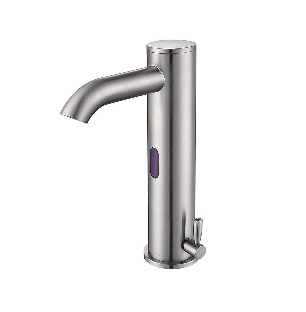 Yescom Automatic Sensor Bathroom Faucet 1 Hole Touchless Hot & Cold Mixer f/ Above Counter Sink