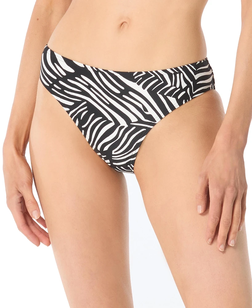 Michael Michael Kors Women's Animal Print Full Coverage Bikini Bottoms