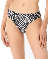 Michael Kors Women's Animal Print Full Coverage Bikini Bottoms