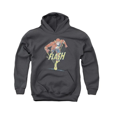 Flash Boys Dc Youth Comics Desaturated Pull Over Hoodie / Hooded Sweatshirt