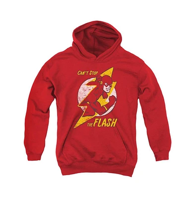 Flash Boys Dc Youth Comics Bolt Pull Over Hoodie / Hooded Sweatshirt