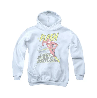 Flash Boys Dc Youth Comics Fast Moves Pull Over Hoodie / Hooded Sweatshirt