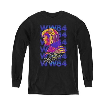 Wonder Woman Boys 84 Youth Ww84 Repeat Long Sleeve Sweatshirt