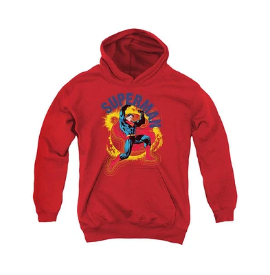 Superman Boys Youth A Name To Uphold Pull Over Hoodie / Hooded Sweatshirt