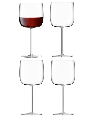 Lsa International Borough Wine Glass oz Clear x 4