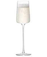 Lsa International Metropolitan Champagne Flute 8oz Clear x 4