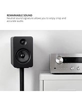 Kanto YUP6 Passive Bookshelf Speakers with 1" Silk Dome Tweeter and 5.25" Kevlar Woofer - Pair