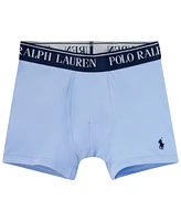 Polo Ralph Lauren Big Boys Cotton Stretch Boxer Briefs 3-Pack