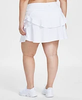 Id Ideology Plus Flounced Active Skort, Created for Macy's