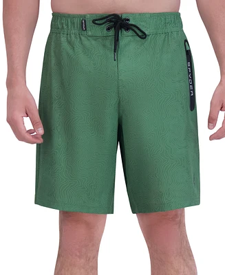 Spyder Men's Topography-Print 9" EBoard Shorts