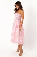 Petal and Pup Women's Carter Strapless Midi Dress