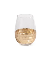American Atelier Daphne Gold Stemless Goblets, Set of 6