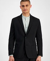 Alfani Men's Classic-Fit Textured Seersucker Suit Jacket, Created for Macy's