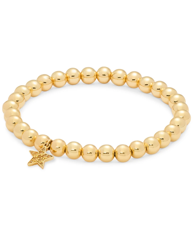 kate spade new york Gold-Tone Rainbow Joy Star Charm Stretch Bracelet