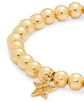 kate spade new york Gold-Tone Rainbow Joy Star Charm Stretch Bracelet