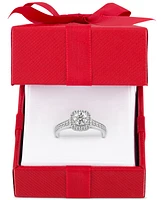 Diamond Halo Engagement Ring (1 ct. t.w.) in 14k White Gold or 14k Gold