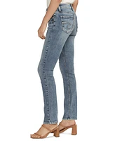 Silver Jeans Co. Women's Elyse Faded Straight-Leg