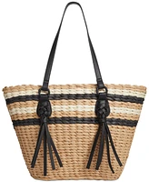 Style & Co Straw Tote, Created for Macy's