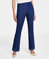 I.n.c. International Concepts Women's High Rise Pull-On Flare Jeans, Created for Macy's