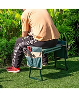 Slickblue Folding Garden Kneeler and Seat Bench