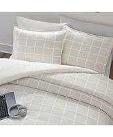 Closeout! Ugg Devon Grid Comforter Set, Twin/Twin Xl