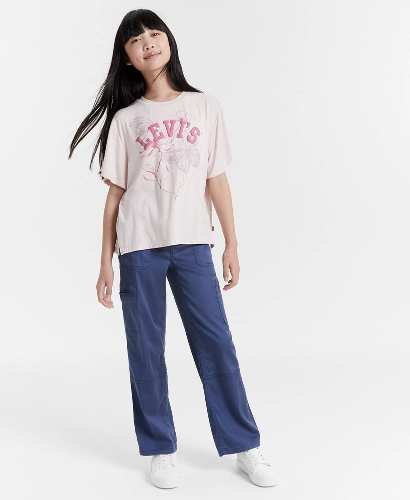 Levi's Big Girls Lightweight Wide Cargo Pants