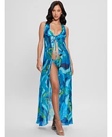 Guess Women's Silk-Blend Swim Cover-Up