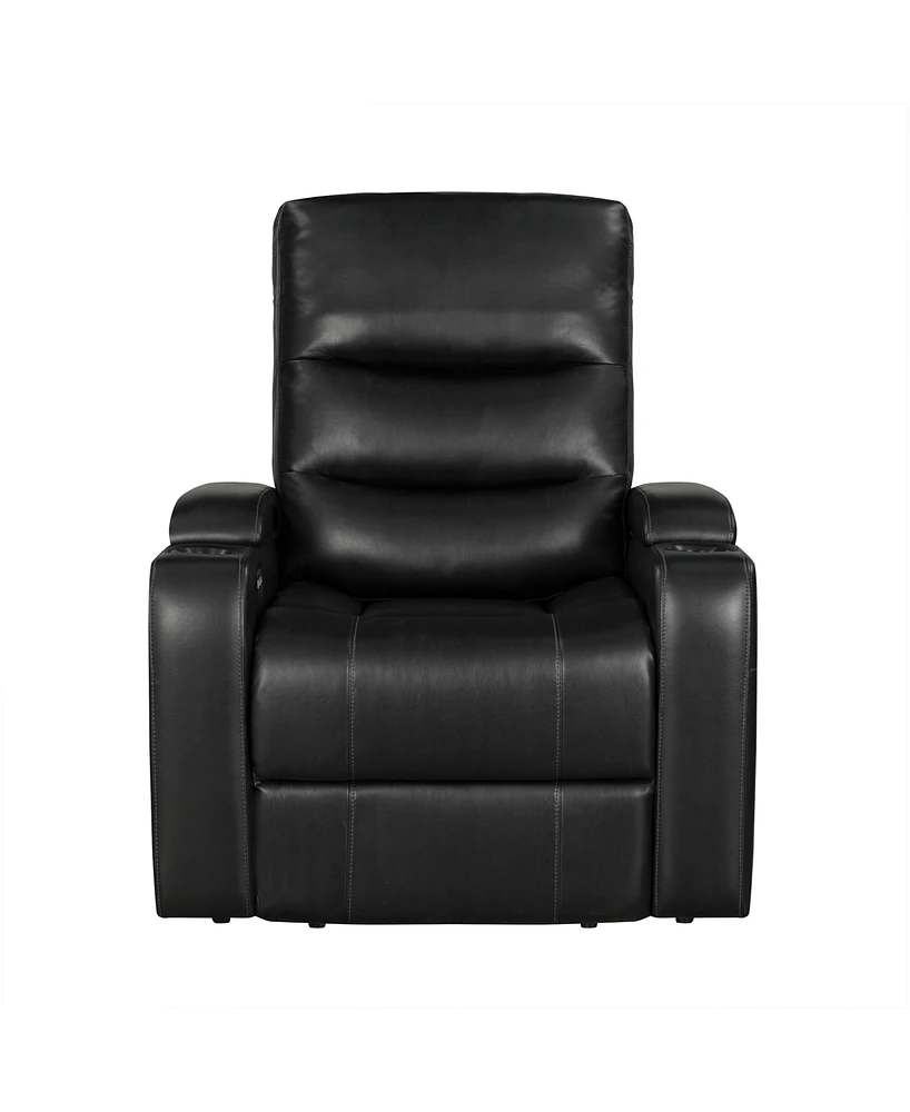 White Label Savonburg 38" Power Reclining Chair with Power Headrest, Receptacle