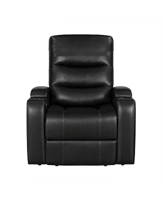 White Label Savonburg 38" Power Reclining Chair with Power Headrest, Receptacle
