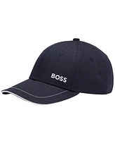 Boss by Hugo Boss Men's Logo Detail Cotton-Twill Cap