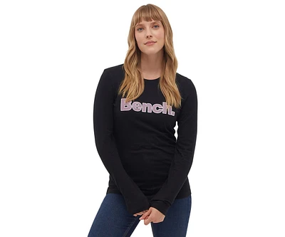 Bench Dna Women's Jewelle Long Sleeve Logo T-Shirt