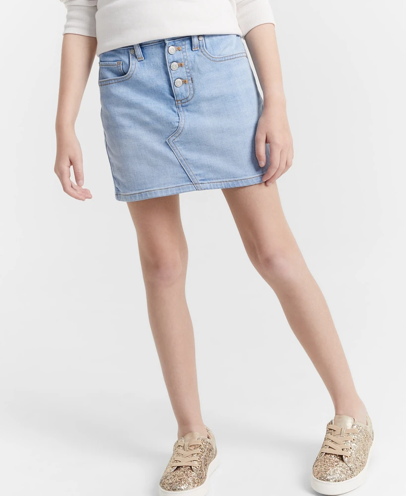 Epic Threads Girls Bloom Denim Skort, Created for Macy's