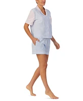 Sanctuary Women's 2-Pc. Cotton Boxer Pajamas Set