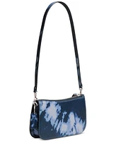 Coach Penn Small Leather Shoulder Bag with Tie Dye Print