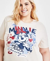 Disney Trendy Plus Minnie Graphic Print T-Shirt