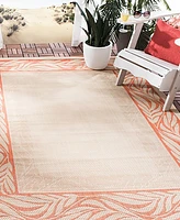 Safavieh Courtyard CY1551 Natural and Terra 4' x 5'7" Outdoor Area Rug