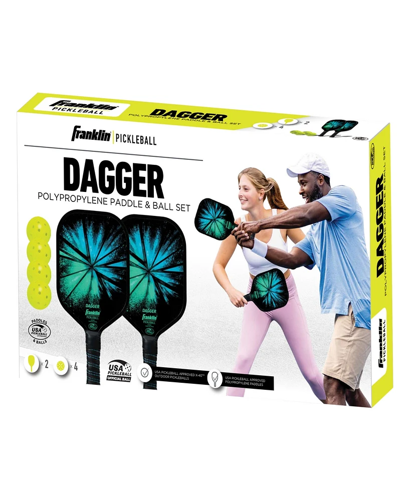 Franklin Sports Dagger Pickleball Paddle and Ball Set