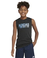 adidas Big Boys Slim-Fit Aeroready Sleeveless Active T-Shirt